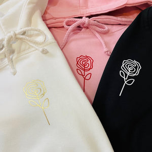 Rose Hoodie - Pink